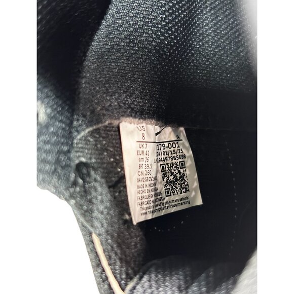 Nike Court Royale 2 Mid Sneakers Size 8 Black/White Onyx - Picture 10 of 13